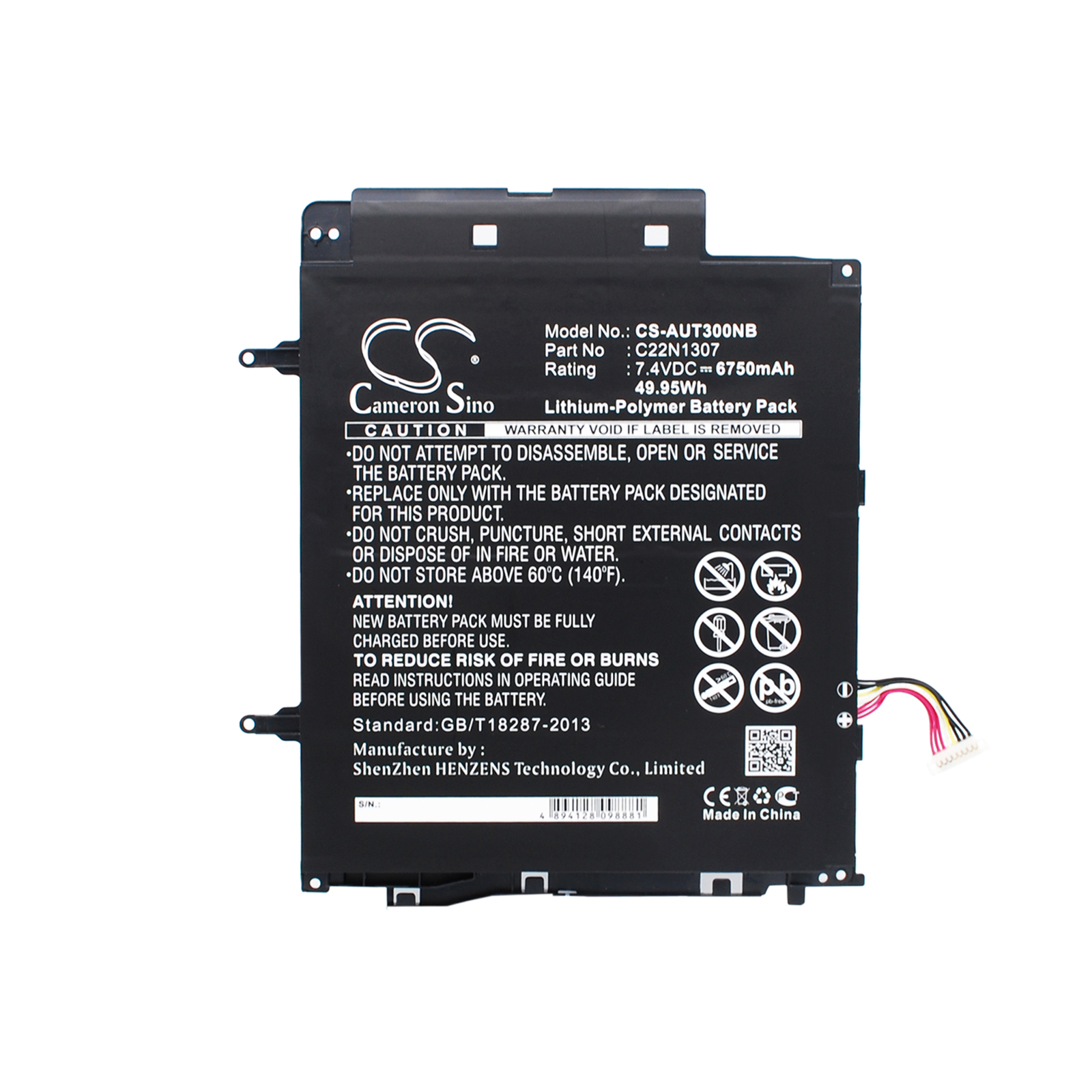 Battery for Asus Transformer Book T300 T300L T300LA 0B200